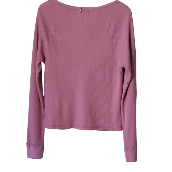 Anthropologie TLA waffle knit thermal top small - Picture 2 of 8